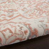 nourison elation etn10 ivory brick rug