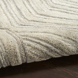 nourison graceful gru03 grey rug