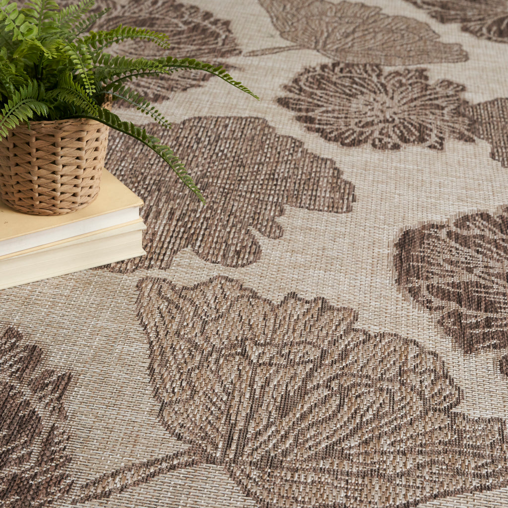 nourison garden oasis goa04 natural rug