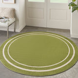 nourison nourison essentials nre02 green ivory rug