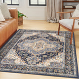 nourison nourison essentials persian nre07 navy rug