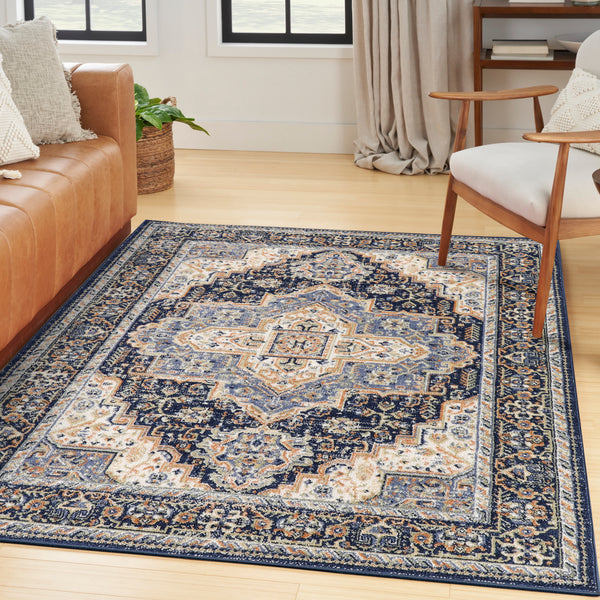 nourison nourison essentials persian nre07 navy rug