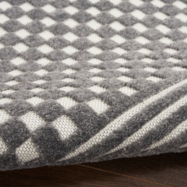 nourison care free caf02 grey rug