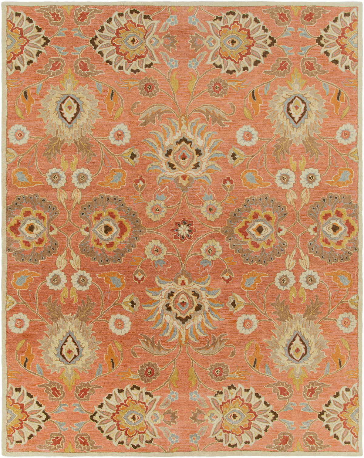 Hauteloom Black BLCEZ Denim Hand Tufted Wool Rug