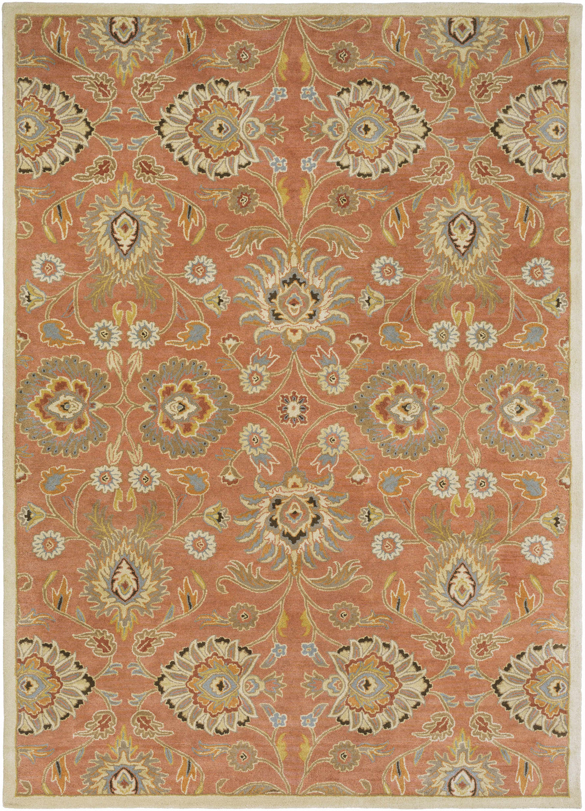 Hauteloom Black BLCEZ Denim Hand Tufted Wool Rug