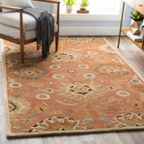 Hauteloom Black BLCEZ Denim Hand Tufted Wool Rug