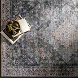 Hauteloom Blackstonedge BLCJY Black Machine Made Polyester Rug