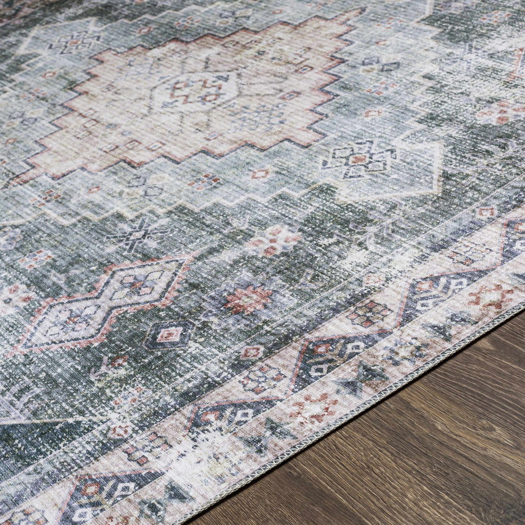 Hauteloom Blackstonedge BLCJY Black Machine Made Polyester Rug