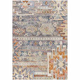 Hauteloom Blackmoorfoot BLCKM Blue Machine Made Polypropylene Rug
