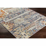 Hauteloom Blackmoorfoot BLCKM Blue Machine Made Polypropylene Rug