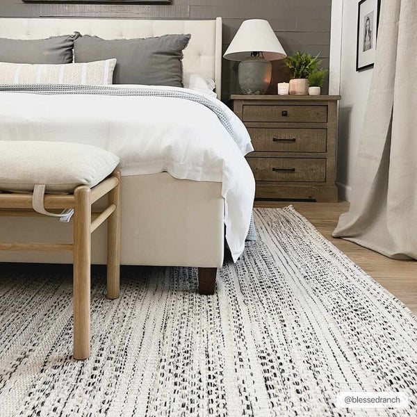 Hauteloom Williford WLLF Cream Woven/Flatwoven Wool Rug