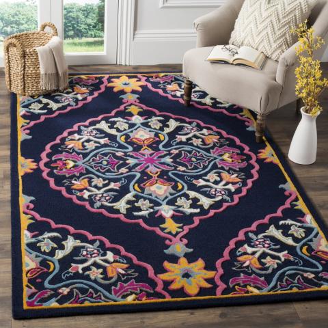 safavieh clearance bellagio blg605c navy blue rug