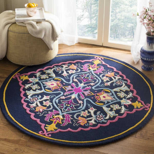 safavieh clearance bellagio blg605c navy blue rug