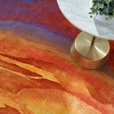 nourison prismatic prs25 multicolor rug