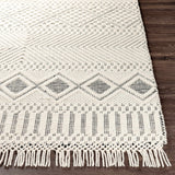 Hauteloom Blakeview BLKV Black Woven/Flatwoven NZ Wool Rug