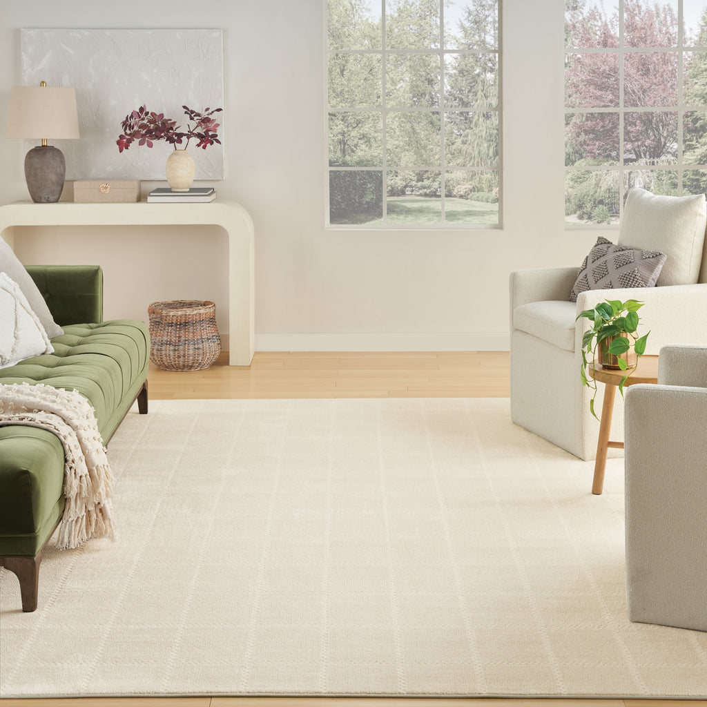nourison serenity home srh05 ivory cream rug