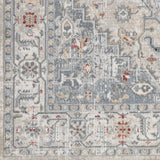 Hauteloom Billings BLLLQ Light Gray Machine Made Polypropylene Rug