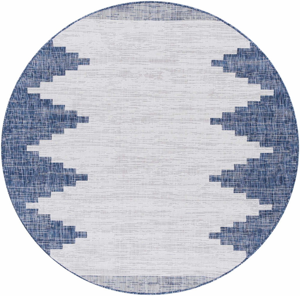 Hauteloom Billinghay BLLWR Navy Machine Made Polypropylene Rug
