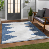 Hauteloom Billinghay BLLWR Navy Machine Made Polypropylene Rug