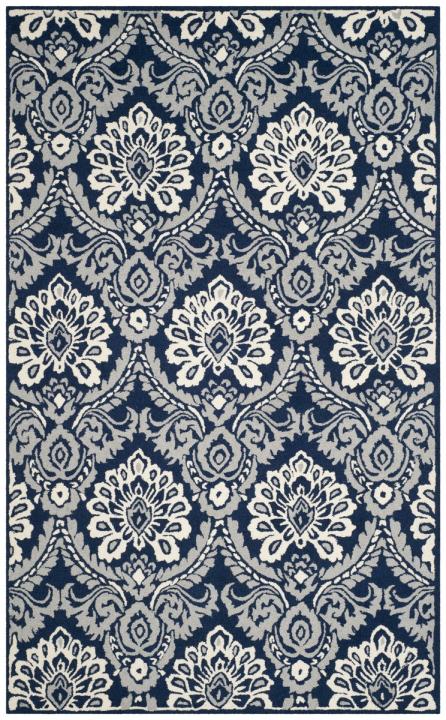 safavieh clearance blossom blm106b navy rug