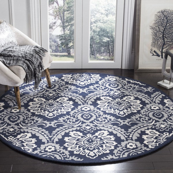 safavieh clearance blossom blm106b navy rug