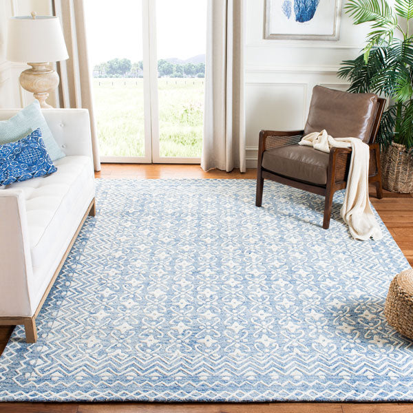 safavieh clearance blossom blm114m blue rug