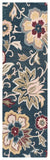 safavieh clearance blossom blm117n navy rug