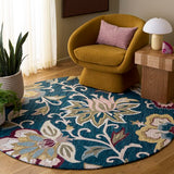 safavieh clearance blossom blm117n navy rug