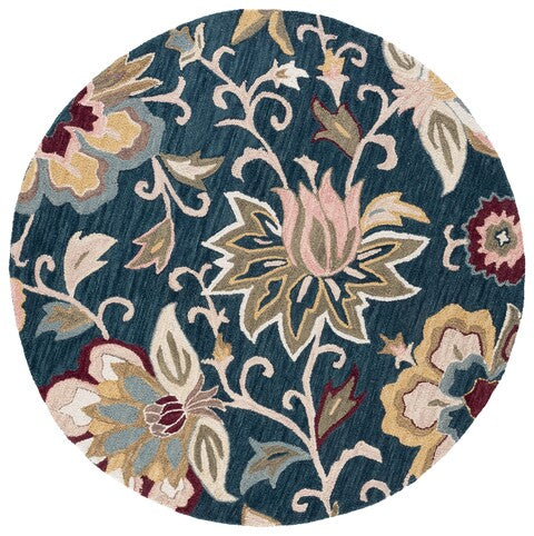 safavieh clearance blossom blm117n navy rug