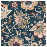 safavieh clearance blossom blm117n navy rug