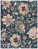 safavieh clearance blossom blm117n navy rug