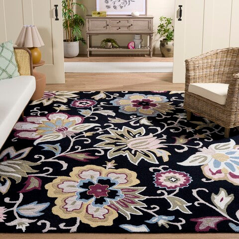 safavieh clearance blossom blm117z black rug