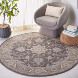 safavieh clearance blossom blm217a dark grey rug
