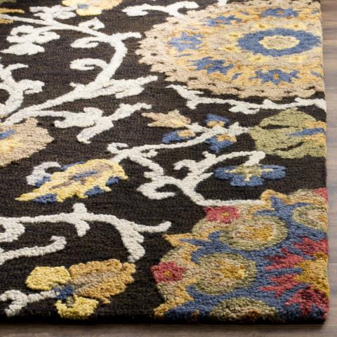 safavieh clearance blossom blm401a charcoal rug