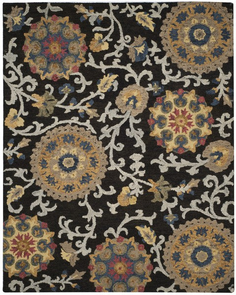 safavieh clearance blossom blm401a charcoal rug
