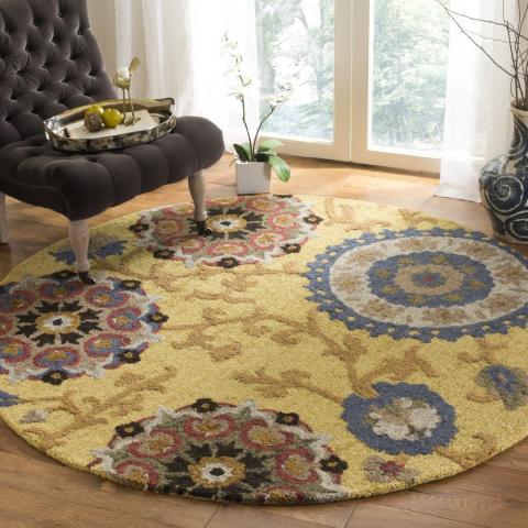 safavieh clearance blossom blm401b gold rug