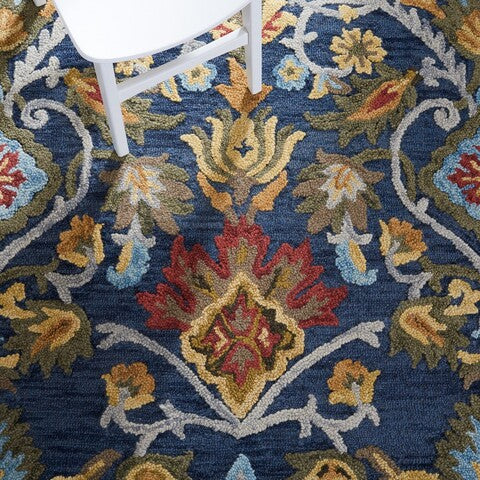 safavieh clearance blossom blm402a navy rug