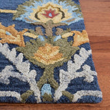 safavieh clearance blossom blm402a navy rug