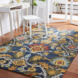 safavieh clearance blossom blm402a navy rug
