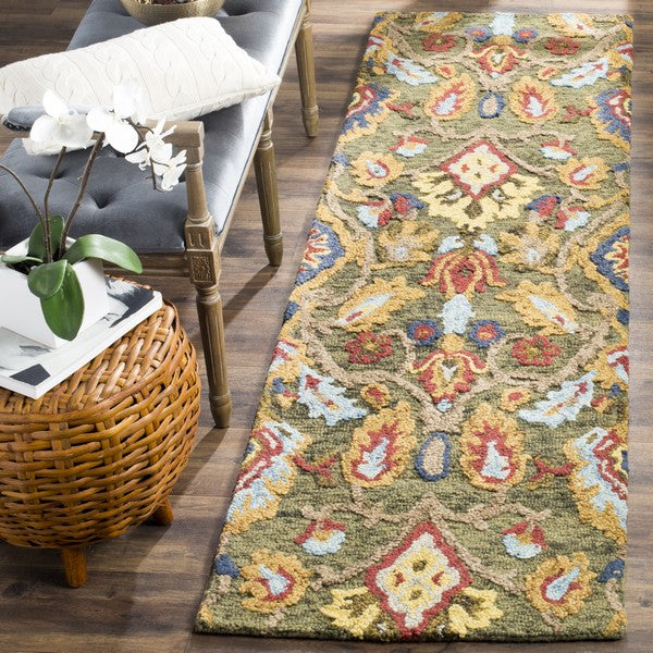 safavieh clearance blossom blm402b green rug