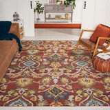 safavieh clearance blossom blm402q red rug
