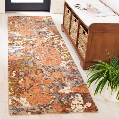 safavieh clearance blossom blm460p rust rug