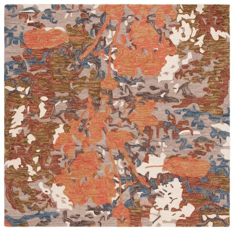 safavieh clearance blossom blm460p rust rug
