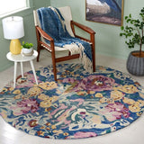 safavieh clearance blossom blm463l light blue rug