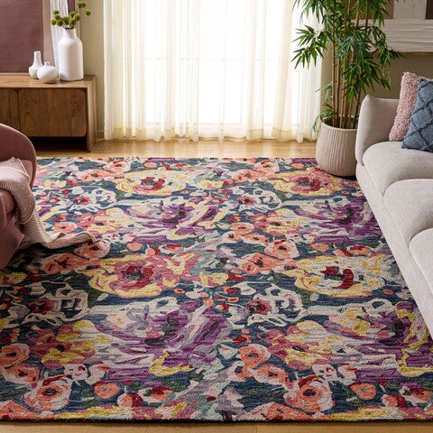 safavieh clearance blossom blm463m blue rug