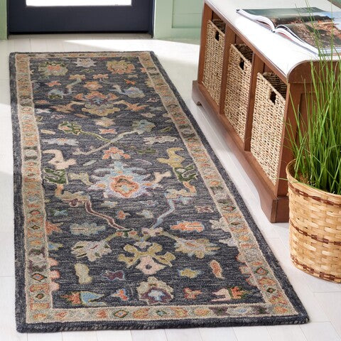 safavieh clearance blossom blm465h dark grey rug