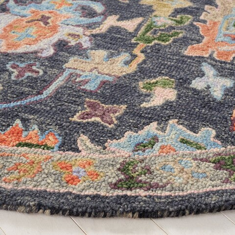 safavieh clearance blossom blm465h dark grey rug