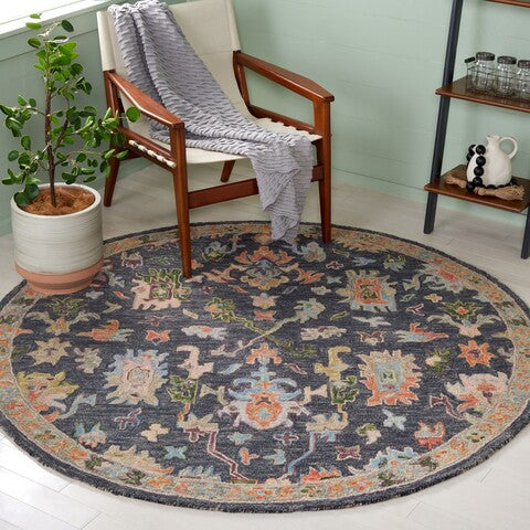 safavieh clearance blossom blm465h dark grey rug