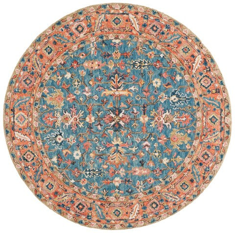 safavieh clearance blossom blm474m blue rug