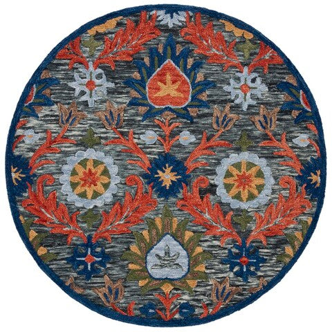 safavieh clearance blossom blm565h charcoal rug
